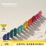 havaianas哈唯纳Top炫彩夹脚人字拖女夏海边平底拖鞋情侣款 0090-火耀黑 41-42 巴西码