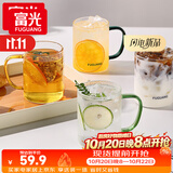 富光玻璃杯水杯子茶杯具凉水杯牛奶啤酒果汁杯子耐高温马克杯家居馆