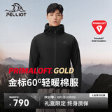 伯希和（Pelliot）Primaloft金标P棉服男保暖防风户外棉衣夹克冬外套114376129黑XL