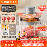 苏泊尔（SUPOR）绞肉机家用电动 悬浮双刀 加厚玻璃多能料理机 绞馅机碎肉搅肉机切菜辅食JR75S-XF