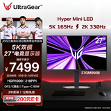 LG 27GM950B 27英寸5K Hyper Mini LED 高端显示器 5KAI超分 218PPI TUV防光晕 DP2.1满血 HDR1000