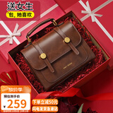viney【陈妍希同款】包包女包牛皮斜挎包剑桥包轻奢生日礼物品牌送女友