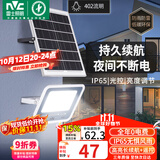 雷士（NVC）太阳能户外照明灯室外庭院灯路灯投光灯光控遥控402lm+约25m²