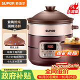 苏泊尔（SUPOR）电炖锅 电炖盅 煲汤锅炖汤锅 电煮锅 燕窝炖盅 煮粥神器 电砂锅 5L家用陶瓷内胆DG50YC806多功能锅