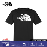 北面（The North Face）【经典款】短袖T恤男宽松棉质半袖户外休闲舒适透气春夏上新款 黑色 L /175
