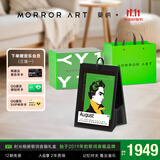 MORRORART 莫纳 Y1时光相册歌词音箱无线蓝牙音响悬浮字幕家用桌面日历电子相框智能生日礼物国家补贴礼盒款