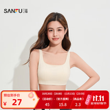 三福 薄杯无钢圈文胸 无缝套头轻运动固定杯小背心内衣女479126 肤色 80B