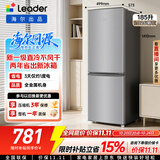 海尔出品统帅悦享185L两门小户型家用电冰箱小型直冷租房双开门一级能效补贴LC2-186S901【2026新款】