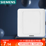 西门子（SIEMENS）开关插座 空白面板 白板 86型暗装面板 远景雅白色5TG05001CC1