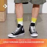 匡威（Converse）All Star夏季经典帆布男女高帮休闲运动鞋黑色101010 101010/黑色 43