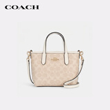 蔻驰（COACH）【品牌直供】女士CITY15小号托特包沙黄色细肩带CW032礼物次日达