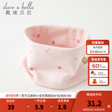 戴维贝拉（DAVE＆BELLA）儿童卡通围巾秋冬男宝宝脖套保暖女童外出防风围脖小女孩护脖巾 小兔印花【DB4223889】 长21*宽12cm