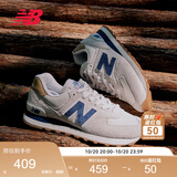NEW BALANCE秋季男女同款复古灰色耐磨轻便运动休闲鞋574系列ML574LGI 46.5