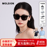 MOLSION陌森太阳镜【热销爆款】墨镜男女 MS3072C10酷感黑