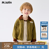 马·拉丁（M.Latin）马拉丁儿童外套25秋装新款男童小童巴恩复古灯芯绒夹克外套