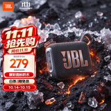 JBL GO4 音乐金砖四代 蓝牙音箱 户外便携 登山旅行 手机电脑音响 口袋音箱 Pocket 旅行搭子 焦糖黑