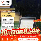 公牛（BULL）LED投光灯户外庭院工厂园林灯露营灯 IP65防水等级100W-6500K白光