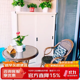 紫叶（ziye）藤椅三件套组合休闲藤编沙发编织户外茶桌椅竹藤小茶几阳台桌椅