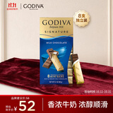 歌帝梵（Godiva）醇享进口牛奶巧克力迷你条90g  零食糖果 下午茶 纯可可脂