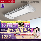 好太太电动晾衣架智能晾衣机隐形嵌入式全自动智能升降阳台伸缩晾晒衣机 H21S-ZL白色：曲面屏+离线语音+护眼灯照明