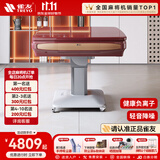 雀友（TREYO） 麻将机S200全自动麻将桌家用轻音电动棋牌桌四口折叠款收纳机麻 【珠光紫红】手折带盖板