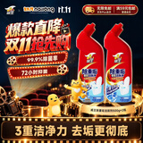 威王除重垢洁厕灵500g*2瓶 卫生间浴室厕所马桶清洁剂洁厕剂洁厕液