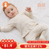 微狮牧尼婴儿秋装内衣两件套宝宝秋衣秋裤儿童分体保暖打底衣