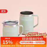 乐扣乐扣（LOCK&LOCK）遇见咖啡杯保温保冷桌面杯男女水杯子475ML薄荷绿LHC4219MIT
