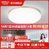 欧普照明（OPPLE）过道吸顶灯卧室灯阳台灯 LED主灯具玄关灯饰走廊简约一体防蚊虫 升级呵护光【金边-小卧室灯】
