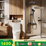 九牧（JOMOO）【悠享家卫浴两件套】马桶11173 305坑距+花洒36671灰