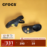 卡骆驰（CROCS）贝雅洞洞鞋男鞋女鞋轻便耐磨一脚蹬拖鞋休闲鞋百搭花园鞋|10126 黑色-001(含智必星) 39 (240mm)