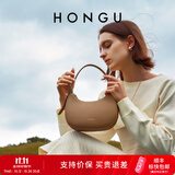 红谷包包女新款头层牛皮手提包时尚气质高级感单肩斜挎生日礼物 大象灰