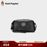 暇步士（Hush Puppies）男士手包轻奢高档品牌真皮商务手抓包新款牛皮革双色手拿包礼物 银灰色HA-1811711W-5813