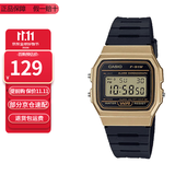 卡西欧（CASIO）小方块简约复古防水电子学生表男女手表情人节礼物 F-91WM-9A