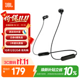 JBLTUNE135BT蓝牙无线耳机 颈挂式运动耳机 无线立体声耳机适用 苹果耳机黑色