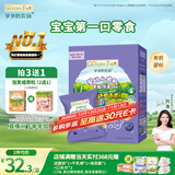 爷爷的农场有机婴幼儿手指泡芙蓝莓味30g 宝宝儿童零食 婴儿零食6-12个月