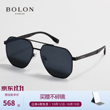 BOLON暴龙眼镜【经典畅销款】飞行员墨镜男太阳镜偏光驾驶镜防晒BL8068 【碳纤维镜腿-偏光】BL7199D11 哑黑框+暗黑水银镀膜片