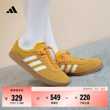 adidas「T头鞋」VL COURT CLASSIC板鞋德训鞋男女阿迪达斯轻运动   黄色/亮白/汉玉白（推荐女生选小半码）   37