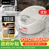 虎牌（TIGER）电饭煲 多功能智能微电脑 可预约定时煮饭电饭煲 家用不粘锅电饭锅 3-4人 4L JAX-C15C