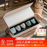 万仟堂（Edenus）茶杯 高档汝窑主人杯礼盒单杯功夫茶杯套组泡茶杯水杯 汝窑典藏