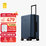 地平线8号（LEVEL8）行李箱密码拉杆箱男女托运大容量万向轮学生旅行者PC箱 24英寸蓝