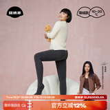 菇娘家【刘浩存同款】灰色打底裤羊毛保暖连裤袜女秋冬加绒格雷裤显瘦