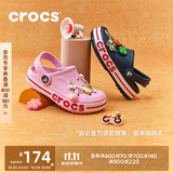 卡骆驰（CROCS）贝雅卡骆班儿童洞洞鞋沙滩鞋男女童包头拖鞋/207018/207019 深蓝色-410 28 (165mm)