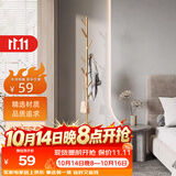 安尔雅北欧铁艺落地衣架店大理石衣服架卧室置物现代挂衣架经典树杈款