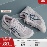 亚瑟士ASICS男鞋跑步鞋缓震透气跑鞋舒适耐磨运动鞋GEL-CONTEND 4 灰色/深蓝色 41.5