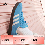 adidas「T头鞋」VL COURT CLASSIC板鞋德训鞋男女阿迪达斯轻运动   蓝色/亮白/树脂黄 (推荐女生选小半码)   38