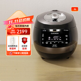 福库（CUCKOO）黑晶钻电饭煲家用韩国原装进口大容量高压电饭锅智能语音定时多功能IH高压钻石聚能内胆 AH1080FD 5L