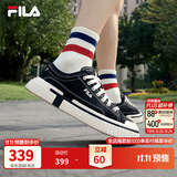 斐乐断层鞋｜FILA帆布鞋厚底男鞋夏季透气轻便运动休闲鞋 黑-BK 40