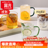 富光玻璃杯水杯子茶杯具凉水杯牛奶啤酒果汁杯子耐高温马克杯家居馆