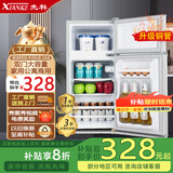 先科小冰箱双门迷你小型家用 冷藏冷冻宿舍寝室出租房用办公室电冰箱节能省电 一级能效 S168银色一级能效【居家推荐】